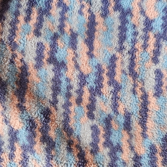 Patagonia Women's Micro D Snap-T Pullover Climbing Trees Ikat Sound Blue Size M - Picture 12 of 12